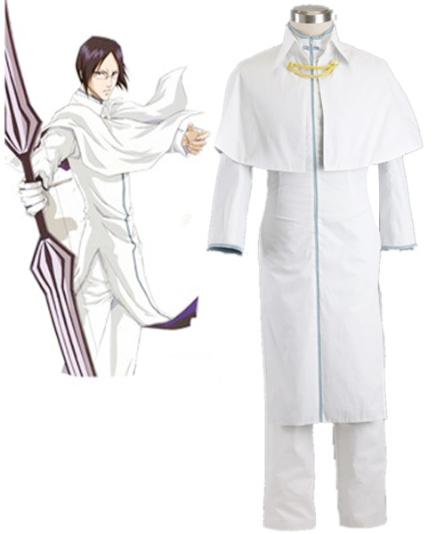 Bleach Uryu Ishida Soul Society Quincy Uniform Cosplay Costumes